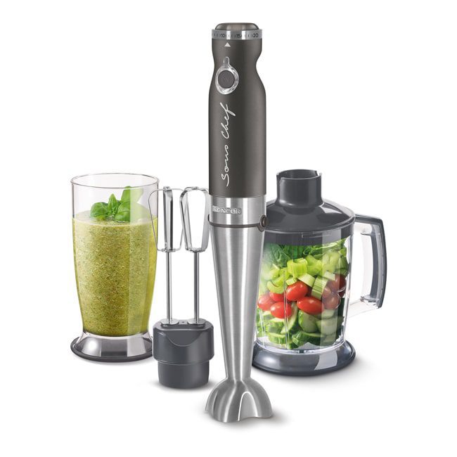 گوشت کوب و غذاساز چهار کاره 1000 وات سنکور مدل SHB 5608BK